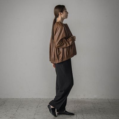 フェイクレザーブルゾン≪手洗い可能≫ | la.f（Women）/ラ エフ