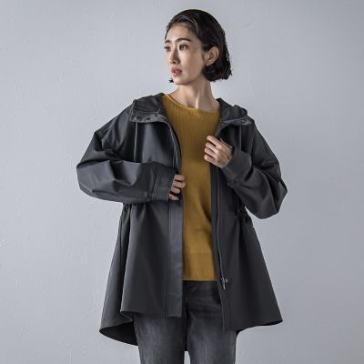 シルエットの変化が楽しめる”ストレッチマウンテンパーカー | la.f