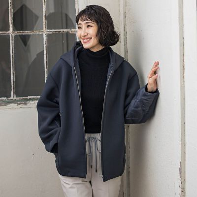 la.f...（Women）/ラ エフ ダンボールキルトブルゾン 20チャコールグレー コート・ジャケット【三越伊勢丹/公式】