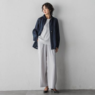 l.af... シアーブライトフードブルゾン ＊パパさま専用＊ シアーブライトフードブルゾン | la.f (Women)/ラ エフ | 三越
