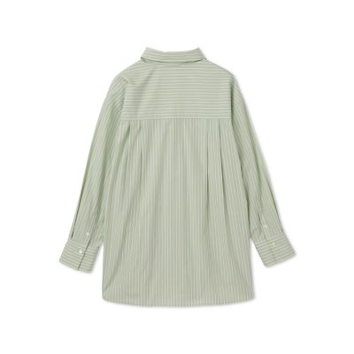 キレイ色ストライプシャツ≪洗濯機で洗える≫ | la.f（Women