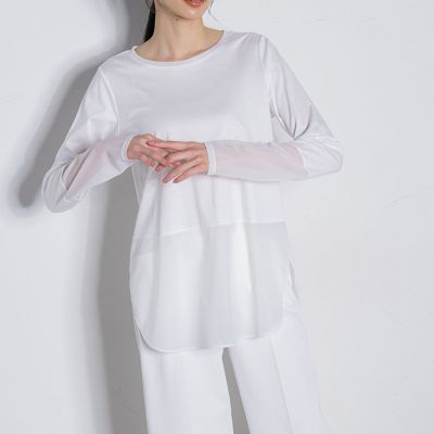 ＜la.f...（Women）＞レイヤードカットソー≪洗濯機で洗える／紫外線防止≫