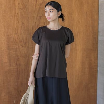 ＜la.f...（Women）＞【ＷＥＢ＆ａｍｐ　一部店舗限定】ステップヘムＴシャツ≪洗濯機で洗える≫