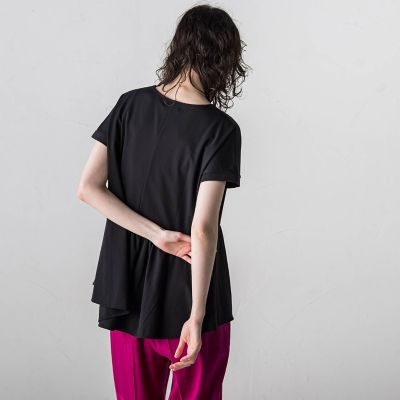 【ＷＥＢ＆ａｍｐ　一部店舗限定】マシュマロポンチペプラムカットソー≪洗濯機で洗える≫