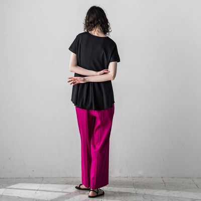 【ＷＥＢ＆ａｍｐ　一部店舗限定】マシュマロポンチペプラムカットソー≪洗濯機で洗える≫