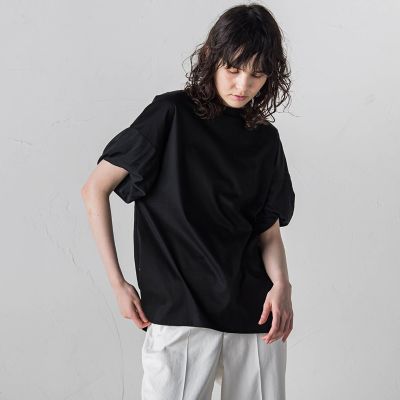 ＜la.f...（Women）＞袖シアーカットソー≪洗濯機で洗える／吸水速乾／接触冷感≫