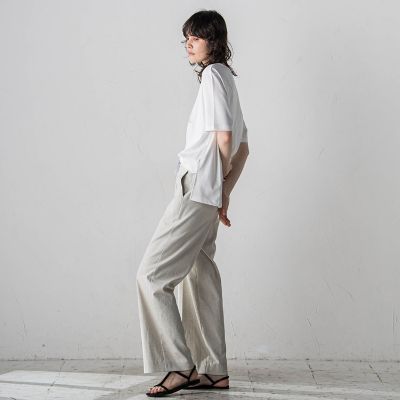 刺しゅうコンパクトＴシャツ≪洗濯機で洗える≫