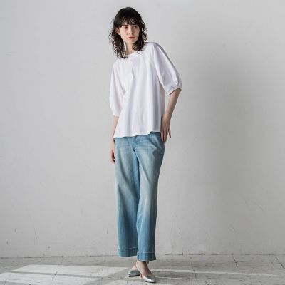 袖コンシャススムースカットソー≪洗濯機で洗える／接触冷感／紫外線防止≫