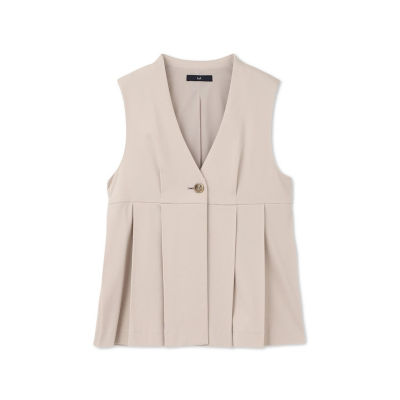 ＜la.f...（Women）＞【ＷＥＢ＆ａｍｐ　一部店舗限定】コンパクトスムースベスト≪洗濯機で洗える≫