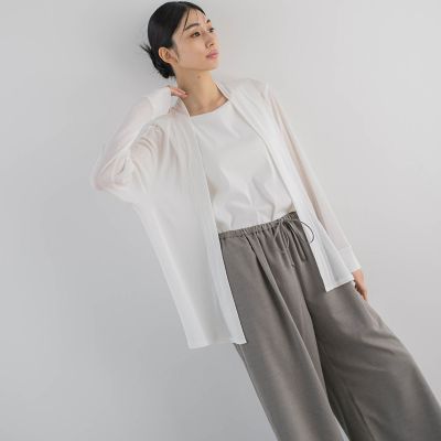 【ＷＥＢ限定】コットンテレコカットソーカーディガン≪洗濯機で洗える≫