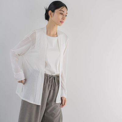 【ＷＥＢ限定】コットンテレコカットソーカーディガン≪洗濯機で洗える≫