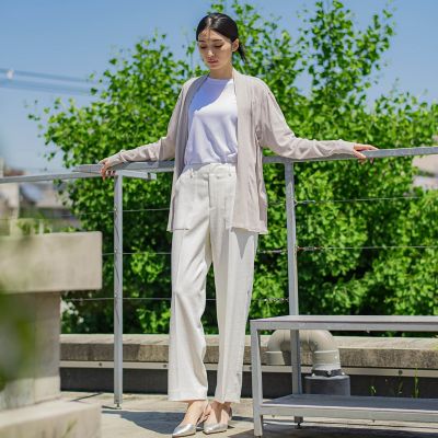 【ＷＥＢ限定】コットンテレコカットソーカーディガン≪洗濯機で洗える≫