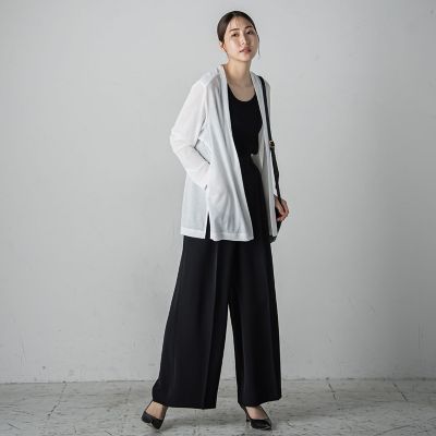 シアージャージーカットカーディガン≪洗濯機で洗える≫ | la.f
