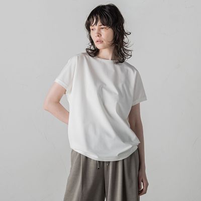マシュマロポンチカットソー≪洗濯機で洗える≫