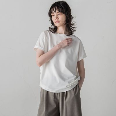 マシュマロポンチカットソー≪洗濯機で洗える≫