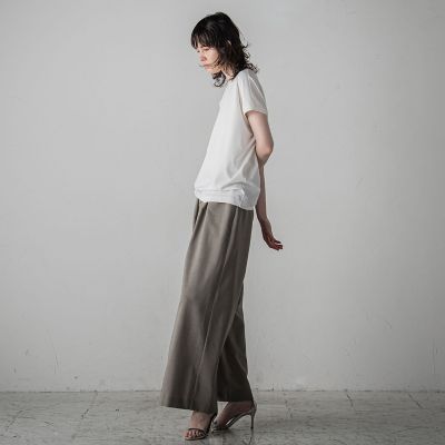 マシュマロポンチカットソー≪洗濯機で洗える≫