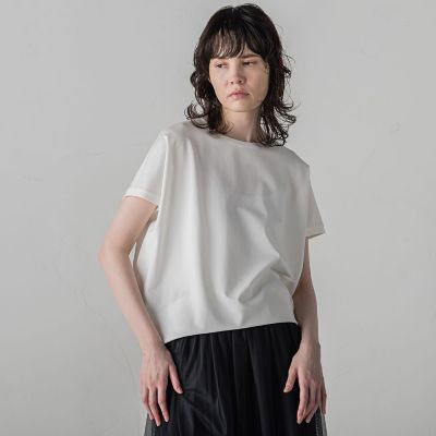 マシュマロポンチカットソー≪洗濯機で洗える≫