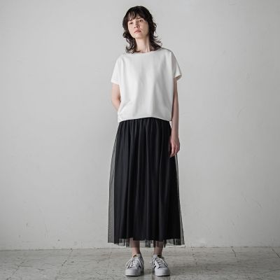マシュマロポンチカットソー≪洗濯機で洗える≫