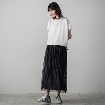 マシュマロポンチカットソー≪洗濯機で洗える≫