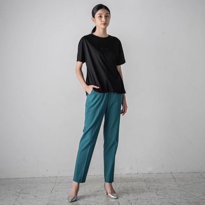箔プリントロゴＴシャツ≪手洗い可能／吸水速乾／接触冷感≫