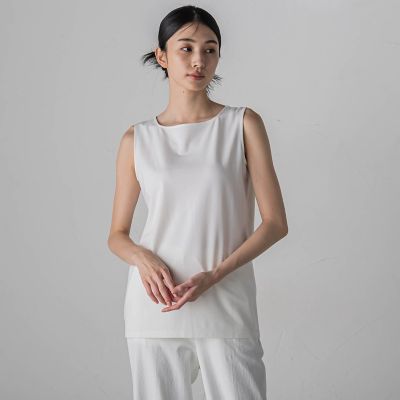 前後２ＷＡＹタンクトップ≪洗濯機で洗える／接触冷感／紫外線防止≫
