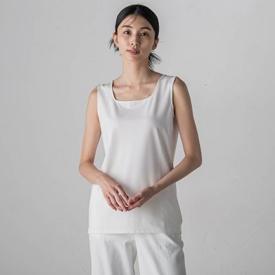 前後２ＷＡＹタンクトップ≪洗濯機で洗える／接触冷感／紫外線防止≫