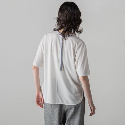 【ＷＥＢ限定】バックリボンカットソー≪洗濯機で洗える≫