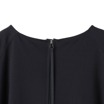 【カタログ掲載】バックリボンマシュマロポンチカットソー≪洗濯機で洗える≫