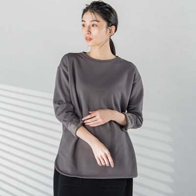 ＜la.f...（Women）＞【ＷＥＢ限定】裏起毛カットソー≪手洗い可能≫