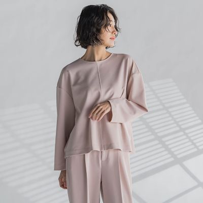 tシャツ パーフェクトジャージカットソー「洗濯機で洗える」 レディース パーフェクトジャージカットソー≪洗濯機で洗える≫ | la.f