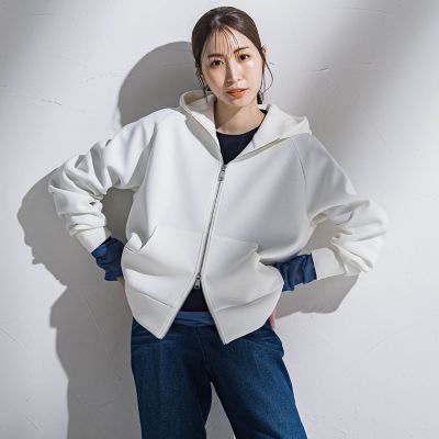 ダブルジップパーカー≪洗濯機で洗える≫
