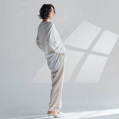 【ｂｉｙｏｒｉ】”どんな着こなしもシャレ見え”ドッキングカットソー≪洗濯機で洗える≫