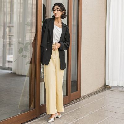 スクエアネックタンクトップ≪洗濯機で洗える≫