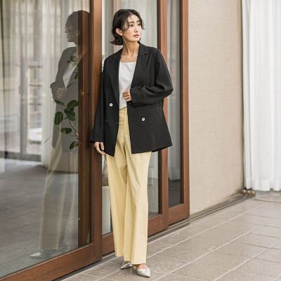 スクエアネックタンクトップ≪洗濯機で洗える≫