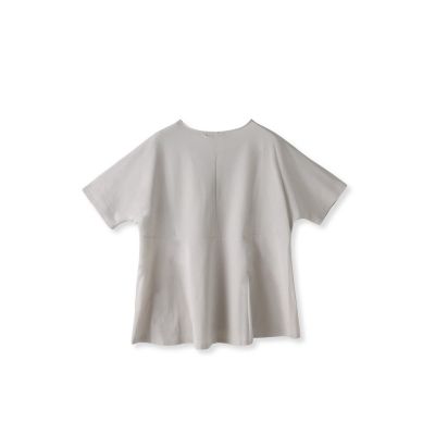 バックフレアカットソー≪洗濯機で洗える≫