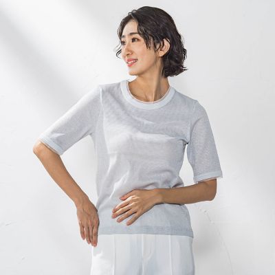 【ＷＥＢ限定】ラメリブプルオーバー≪手洗い可能≫