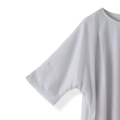 トリコットシフォンカットソー≪洗濯機で洗える≫