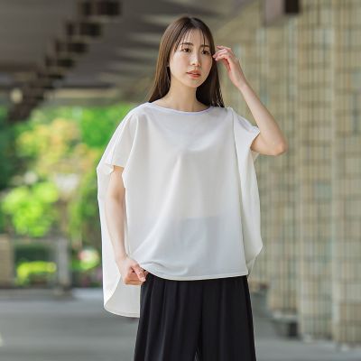 【ＷＥＢ限定】ゆったりシルエットカットソー≪洗濯機で洗える≫