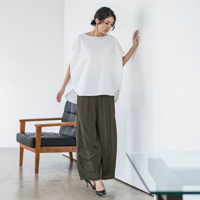 【ＷＥＢ限定】ゆったりシルエットカットソー≪洗濯機で洗える≫