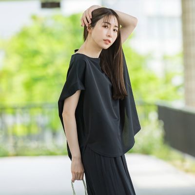 【ＷＥＢ限定】ゆったりシルエットカットソー≪洗濯機で洗える≫
