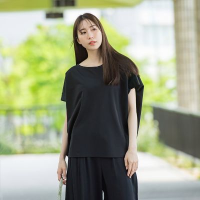 【ＷＥＢ限定】ゆったりシルエットカットソー≪洗濯機で洗える≫