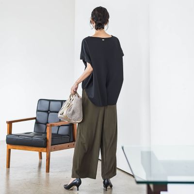 【ＷＥＢ限定】ゆったりシルエットカットソー≪洗濯機で洗える≫