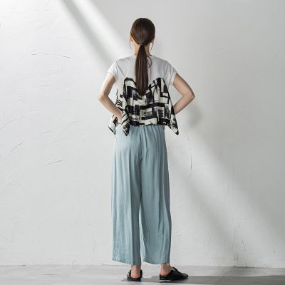【ＷＥＢ限定】配色スカーフプリントカットソー≪洗濯機で洗える≫