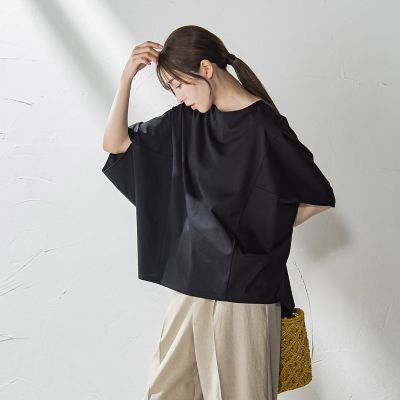 ハリプルジャージカットソー≪洗濯機で洗える≫