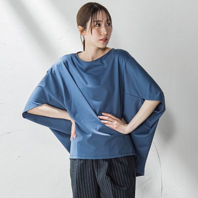 ハリプルジャージカットソー≪洗濯機で洗える≫