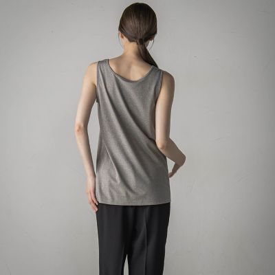 ソフトラメタンクトップ≪洗濯機で洗える≫
