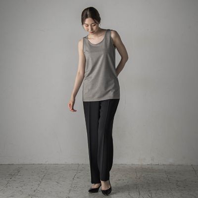 ソフトラメタンクトップ≪洗濯機で洗える≫