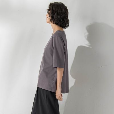 【ｂｉｙｏｒｉ】刺繍ロゴＴシャツ≪洗濯機で洗える≫