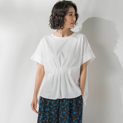 【ＷＥＢ限定】ウエストタックカットソー≪手洗い可能≫