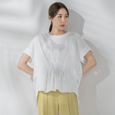 【ＷＥＢ限定】ウエストタックカットソー≪手洗い可能≫